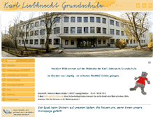 Tablet Screenshot of karl-liebknecht-schule.de