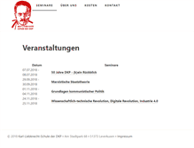 Tablet Screenshot of karl-liebknecht-schule.org